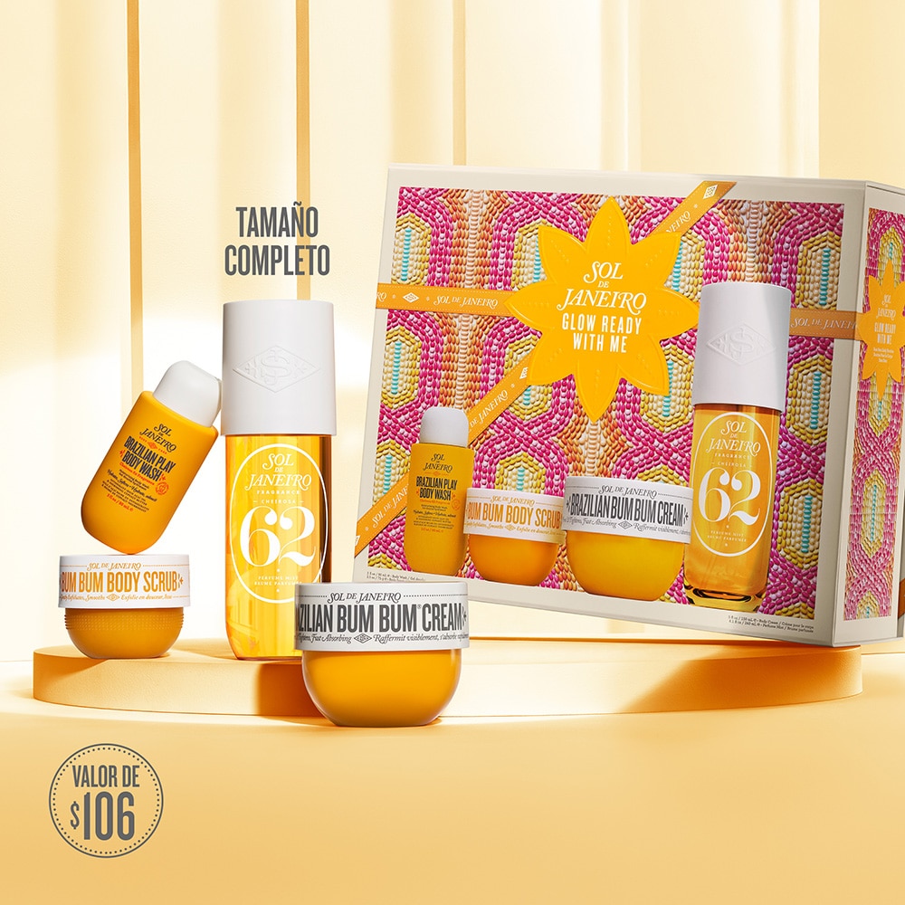 GLOW READY WITH ME BUM BUM BODY ROUTINE GIFT SET (SET DE CUIDADO CORPORAL)